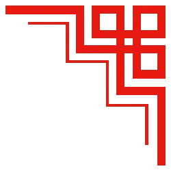 Red Geometric Pattern - minimalistic - art - High Resolution PNG