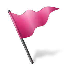 Pink Flag - symbol - Free PNG