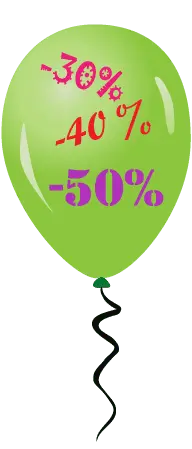 Green Balloon - price reduction - High Resolution PNG