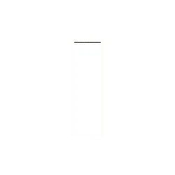White Rectangle - minimalist style - High Resolution PNG