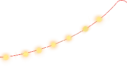 Christmas Lights - glowing - Free Download PNG