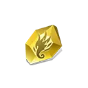 Gold Hexagon Badge - logo - Transparent Layer PNG