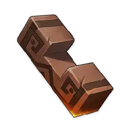 Bronze Ornament - geometric shape - High Resolution PNG