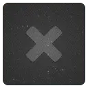 Gray Background with White Cross - logo - High Resolution PNG