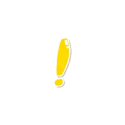 Exclamation Mark - reminder - attention - Transparent Background PNG