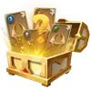 Treasure Chest - golden - gems - No Background PNG