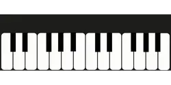 Piano Keys - Free Download PNG