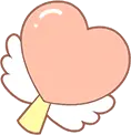 Heart-shaped Balloon with Wings - wings - No Watermark PNG