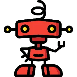 Red Robot - No Watermark PNG
