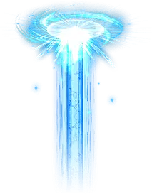 Blue Energy Beam - future - High Resolution PNG