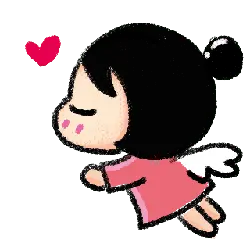 Pink Winged Girl - little girl - Free Download PNG