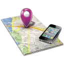 Map and Phone - information - PNG