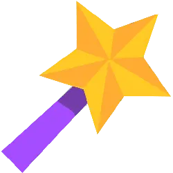 Magic Wand - purple - Lossless PNG