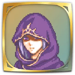 Purple Robe Character - pixel art - Lossless PNG