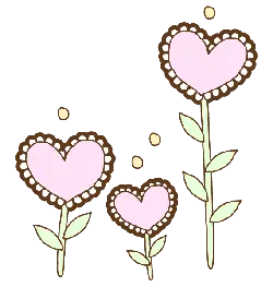 Heart Flowers - heart shape - Free Download PNG