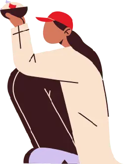 Person with Red Hat - red - No Watermark PNG
