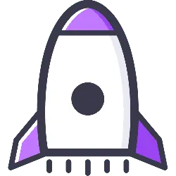 Purple Rocket - icon - PNG Images