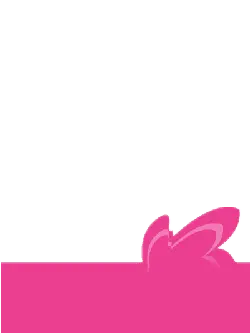 Pink Butterfly - simple - High Resolution PNG
