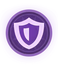 Purple Shield Badge - protection - PNG Images