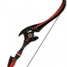 Shadow Bow - black - PNG Images