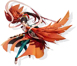 Phoenix Dancer - red - No Watermark PNG