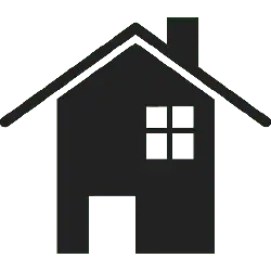 House Icon - residential - Transparent Background PNG