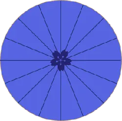 Blue Petal Pattern - petal - No Background PNG