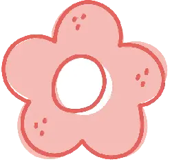 Pink Flower - cartoon - Fast Download PNG