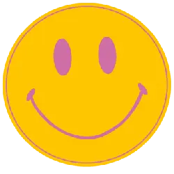 Smiley Face - purple - Transparent Layer PNG
