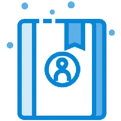 Blue Notebook Icon - icon - Transparent Layer PNG