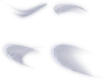 Feather - white - smooth - Transparent Background PNG