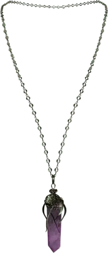 Amethyst Necklace - jewellery - High Resolution PNG