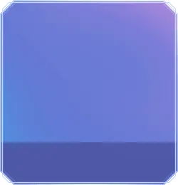 Blue Gradient Background - simple - square - Transparent Background PNG