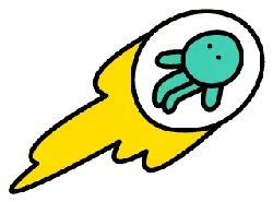 Green Character - cartoon - High Resolution PNG