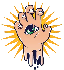 Weird Hand - hand - No Background PNG