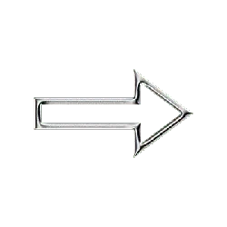 Right Arrow - symbol - metal - Free PNG