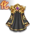 Black Gold Wings Cape - gold - Transparent Layer PNG