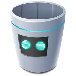 Trash Can Robot - intelligent - High Resolution PNG