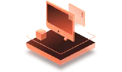 Orange Computer Equipment - technology - No Watermark PNG