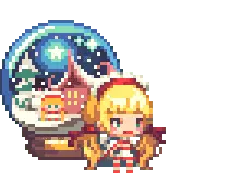 Pixel Snowman - cute - Lossless PNG