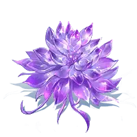 Purple Crystal Lotus - crystal - No Background PNG