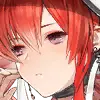 Red-Haired Anime Character - expression - PNG