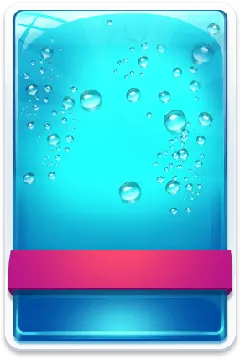 Blue Water Droplets Icon - gradient - Transparent Layer PNG