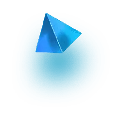 Blue Pyramid - transparent - Free Download PNG