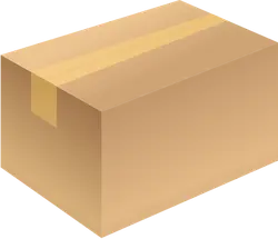 Cardboard Box - package box - Lossless PNG
