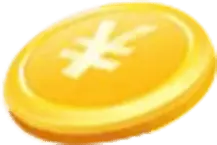Yellow Coin - game prop - Transparent Layer PNG