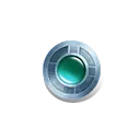 Green Button - minimalistic - Transparent Background PNG