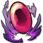 Red Crystal Ball - violet wings - Free PNG