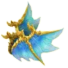 Frost Dragon - gold - High Resolution PNG