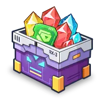 Treasure Chest - pixel art - collection - Transparent Layer PNG